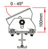 Doughty Studio Rail: Adjustable Angle Bracket. Supplied by MTN Shop EU