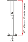 Doughty Studio Rail - Adjustable Extension Bracket