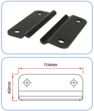 Riel Doughty Studio: abrazaderas de 40 mm, 100 mm y 114 mm: se suministra con sujetadores, un par de abrazaderas de riel diseñadas para funcionar con la gama de soportes de pared ranurados. Capaz de sujetar el riel directamente a una superficie sólida. – Ya disponible en MTN Shop EU. - imagen 7