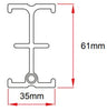 Doughty Studio Rail (Aluminum). Supplied by MTN Shop EU
