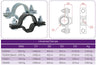 Doughty Universal Clamps. Supplied by MTN Shop EU