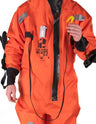 Hansen Protection E-307 III Wet Suit 85204– The E-307 is a good life insurance if the event of an accident at sea. This is a 6-hour immersion suit made from durable 100% waterproof, flame-retardant PU-coated nylon. The suit keeps you dry and warm in the correct flotation position without the need for a lifejacket! Insulating flotation material placed in several separate cells in the lining provide high freeboard and good flotation. Lining is detachable for simplified service and cleaning. Suitable for use o