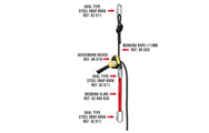 Escape Kit– Sistema de autorrescate y rescate con recogida remota. El kit de escape incluye una cuerda de trabajo de 30 m, 3 conectores Fifty-Fifty, 1 Goblin 120, 1 dispositivo de descenso, etc. Ahora disponible en MTN Shop EU. - imagen 2