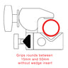 Doughty Clamp: Supaclamp (SWL: 20kg). Supplied by MTN Shop EU