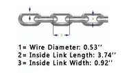 Grade 80 Chain - imagen 3