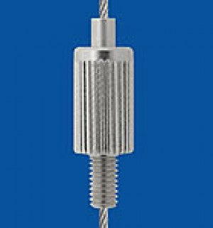 Soporte Reutlinger tipo 12 M4x7 [paquete de 5/10] – Diámetro: 8 mm; Longitud: 10 mm; Rosca de conexión: M8; Salida De Cable Central; Certificado TÜV: ahora disponible en MTN Shop EU.
