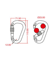 Kong - Vis Carabine Aluminium Hms Napik - imagen 7