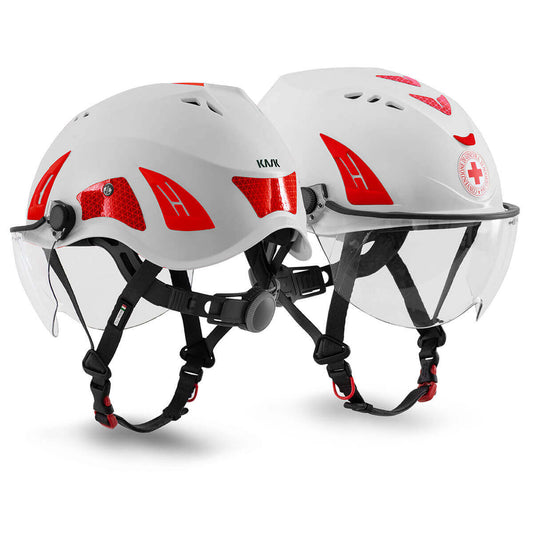 Kask Safety Helmet with Visor EN14052 (White)