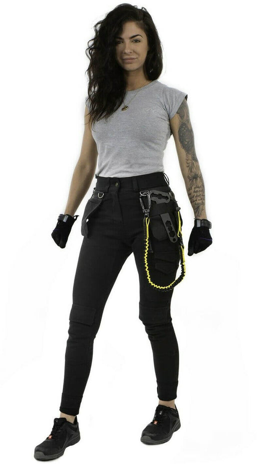 Ladies Work Trousers with Knee Pads & Pockets