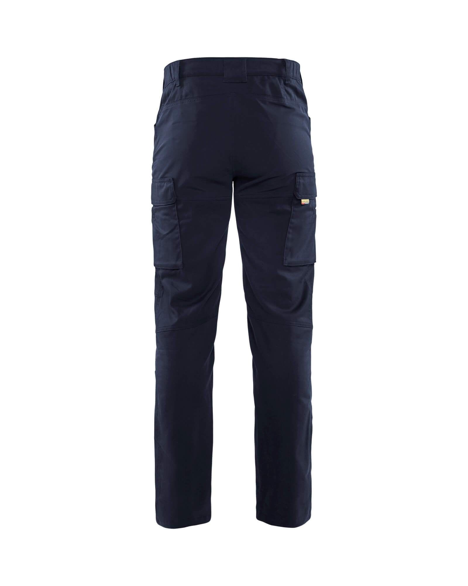 Snickers Workwear Ísland fyrir fagfólk - Slim fit work trousers in stretch.  Strategically placed 4-way stretch at the back and gusset in crotch for  extra flexibility and comfort. 6341 AllroundWork, Stretch Trousers.