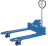 Pfaff-silberblau Hand Pallet Truck - Extra Wide– For the professional transportation of special pallets, e.g. brickyard pallets or American pallets. – Now available at MTN Shop EU.