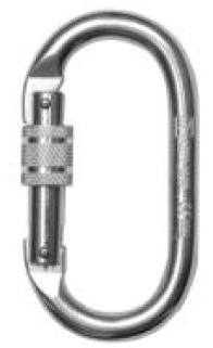 Screw Steel Karabiner. Supplied by MTN Shop EU