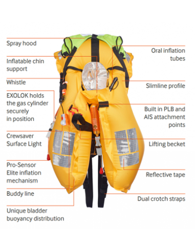 Crewsaver Seacrewsader 275N 3D brandvertragend reddingsvest 83220– – Nu verkrijgbaar bij MTN Shop EU. - imagen 3