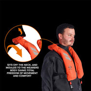 Crewsaver Seacrewsader 290N 3D Wipe Clean Life Vest 83285– Seacrewsader 290N 3D Lifejacket the right choice for workers based on offshore platforms and vessels operating under SOLAS regulation. Designed for extreme working environments and appropriate for abandonment purposes, the Seacrewsader 290N 3D Wipe Clean lifejacket is the right choice for workers based on offshore platforms and vessels operating under SOLAS regulations. – Now available at MTN Shop EU. - imagen 2