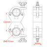 Doughty Clamp Swivel Coupler Specification