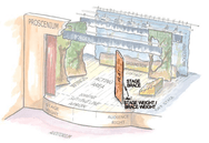 Doughty Stage Weight met beugel in theater - imagen 5