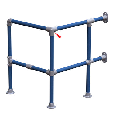 Key Clamp: Doughty 3-Way 90-Degree Elbow – second image