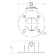 Key Clamp: Doughty Base Flange. Supplied by MTN Shop EU - imagen 3
