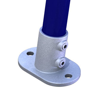 Doughty Pipeclamp schuine railingbasisflens past op ⌀48 mm staaf en wordt aangeboden door MTN Shop EU