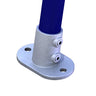Doughty Pipeclamp Angled Railing Base Flange fits ⌀48mm Bar and is offered by MTN Shop EU