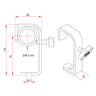Doughty Hook Clamp Dimensions- MTN Shop EU