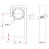 Doughty Hook Clamp (Medium-Duty)- Fits ⌀48-51mm Tube- MTN Shop EU