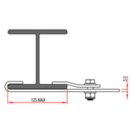 Doughty Pressed Girder Bracket (Steel) is supplied by MTN Shop EU - imagen 4