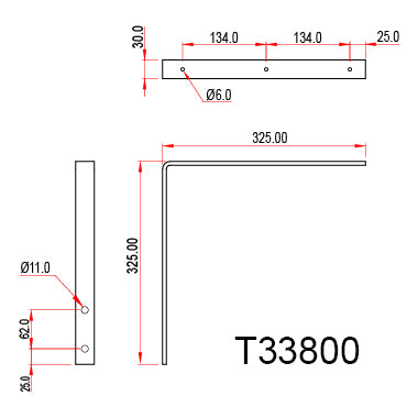 Doughty Wall Bracket- Light-duty& Heavy-duty- MTN Shop EU - imagen 2
