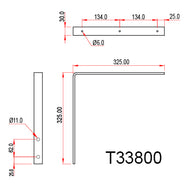Doughty Wall Bracket- Light-duty& Heavy-duty- MTN Shop EU - imagen 2