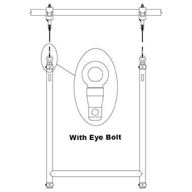 Halve connector - met oogbout - Doughty - imagen 3