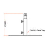 Doughty Modular Drop Arm Tanktrap Adapter (Aluminum) Spec