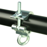 Pince à œil : pince de suspension de 60 mm argentée - imagen 3