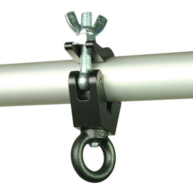 Pince à œil Doughty (noir) : pince de suspension fine ; Convient aux tubes de 48 à 51 mm de diamètre. - imagen 3