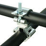 90 Degree Fixed Coupler(Lightweight & Silver)- Fits ⌀48mm-51mm Tube- MTN Shop EU