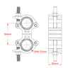 Doughty Light Parallel Coupler- Fits ⌀48mm-51mm Tube- MTN Shop EU