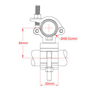 Doughty Swivel Coupler (Aluminum)- Fits ⌀48-51mm Bar- MTN Shop EU - imagen 6