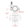 Doughty Swivel Coupler (Aluminum)- Fits ⌀48-51mm Bar- MTN Shop EU