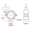 Doughty Clamp: TÜV Approved Super Lightweight Half Coupler. Supplied by MTN Shop EU