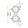 Doughty Clamp: Super Lightweight Swivel Coupler. Supplied by MTN Shop EU