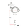 Doughty Clamp with ⌀16mm Lighting Pin (Super Lightweight Beamer Clamp). Supplied by MTN Shop EU