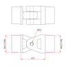 Doughty Knuckle Joints - 4 Sizes Available– The Doughty finial coupler is available as ether a fixed or swivelling clamp. – Now available at MTN Shop EU.