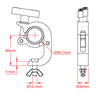 Doughty Trigger Hook Clamp. Supplied by MTN Shop EU