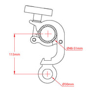 Pince à œil : pince de suspension à gâchette de 48 à 51 mm. - imagen 5