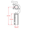 Doughty Trigger TV Clamp. Supplied by MTN Shop EU