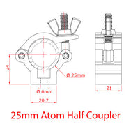 Spécifications du coupleur fixe Doughty, pince atomique de 25 mm, 90 degrés  - imagen 3