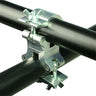 90 Degree Fixed Coupler (35mm Atom Clamp) - Silver