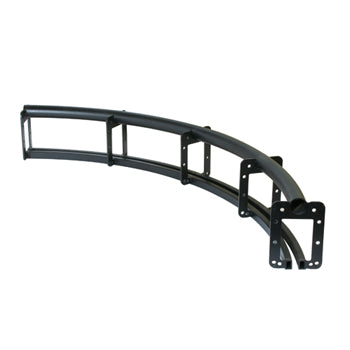 Les sections incurvées Doughty Sixtrack (90 degrés) sont disponibles en 7 tailles. Fourni par MTN Shop EU