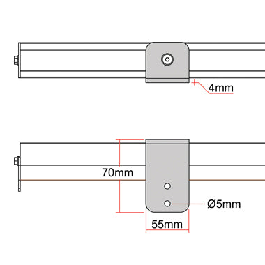 How to install rail brackets (Doughty)?