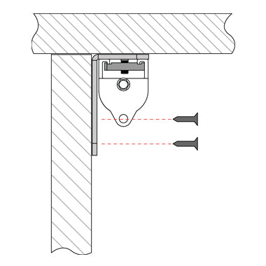 How to install rail brackets (Doughty)?
