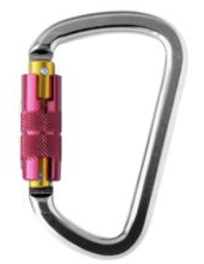 Twist Lock-karabijnhaak. Geleverd door MTN Shop EU